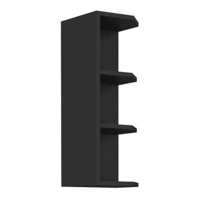 Eckoberschrank SAJU - Breite 30 cm, schwarz