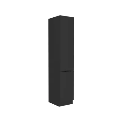SAJU Lebensmittelschrank – Breite 40 cm, schwarz