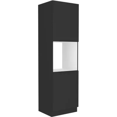 Küchenschrank für Einbaubackofen SAJU – Breite 60 cm, schwarz