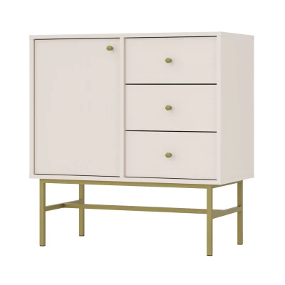 Kommode IROS 3 - beige / gold