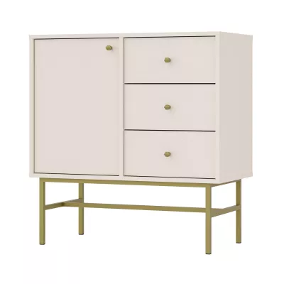 Kommode IROS 3 - beige / gold
