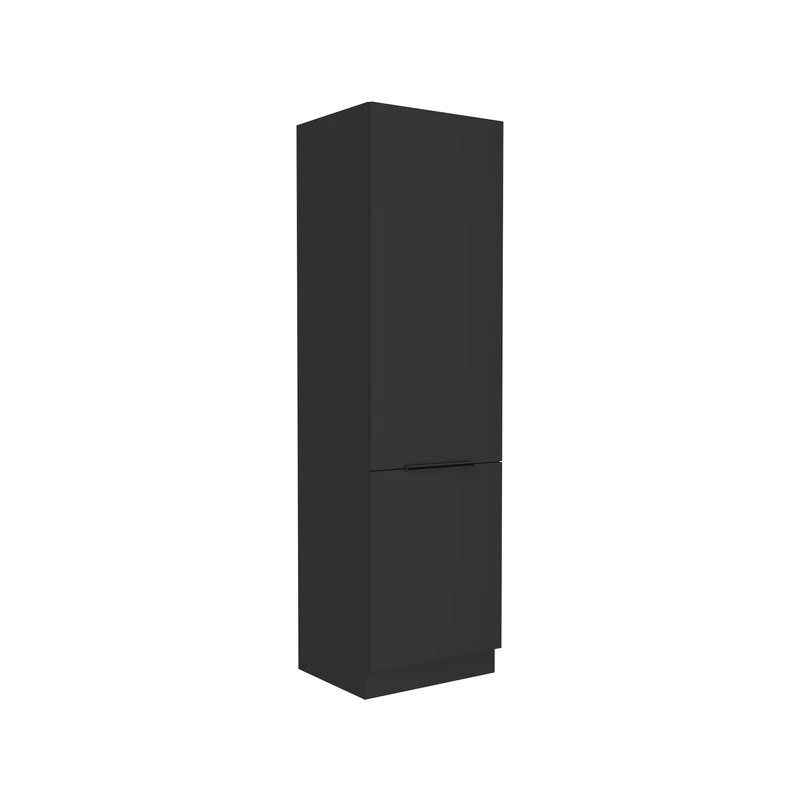 SAJU Küchenschrank – Breite 60 cm, schwarz