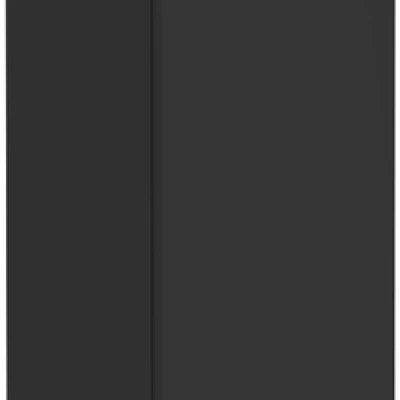 Hoher Hängeschrank SAJU - Breite 30 cm, schwarz