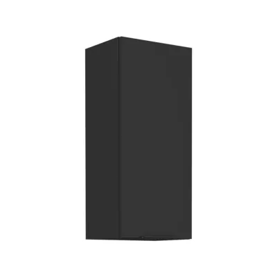 Hoher Hängeschrank SAJU - Breite 40 cm, schwarz