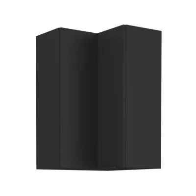 Eckhochschrank SAJU 2 - 60x60 cm, schwarz