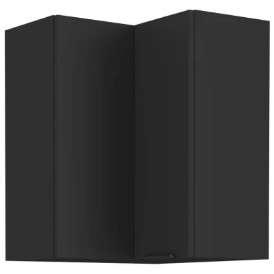 Eckoberschrank SAJU 2 - 60x60 cm, schwarz