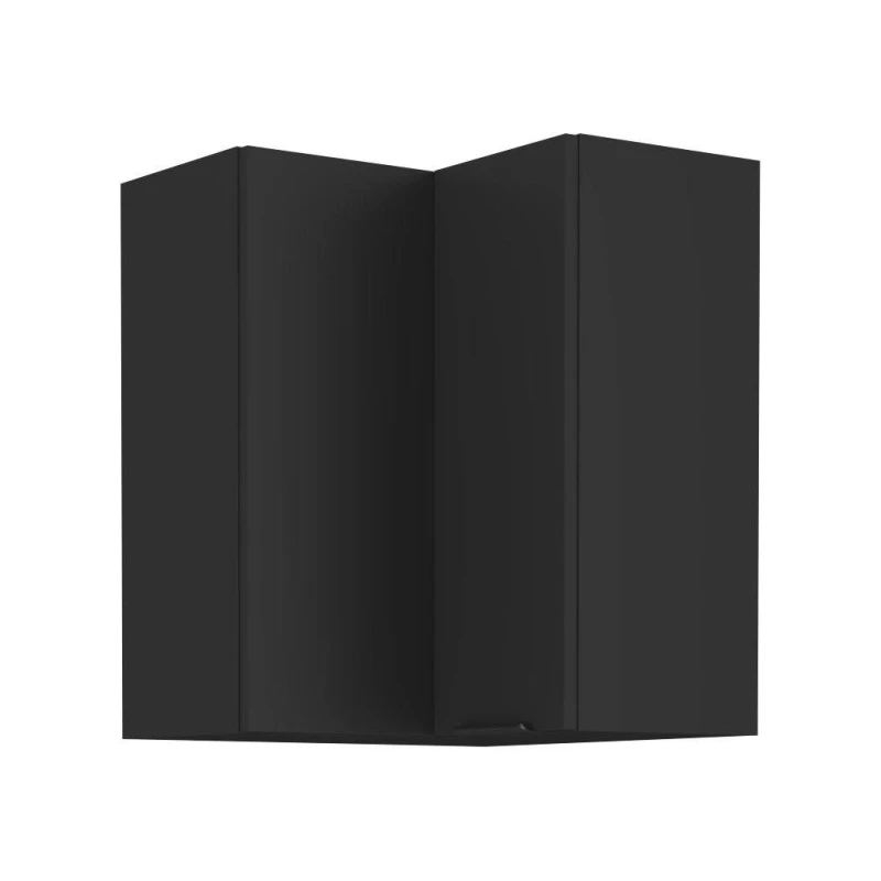 Eckoberschrank SAJU 2 - 60x60 cm, schwarz