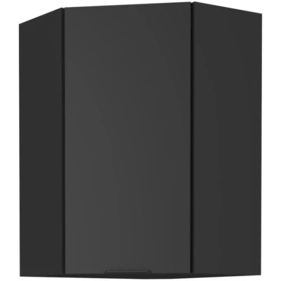 Eckhochschrank SAJU 1 - 60x60 cm, schwarz