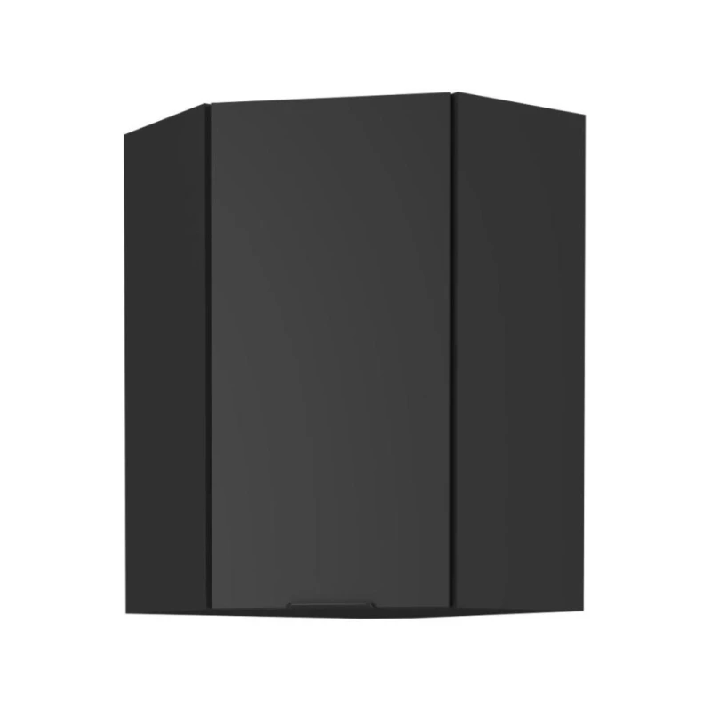 Eckhochschrank SAJU 1 - 60x60 cm, schwarz