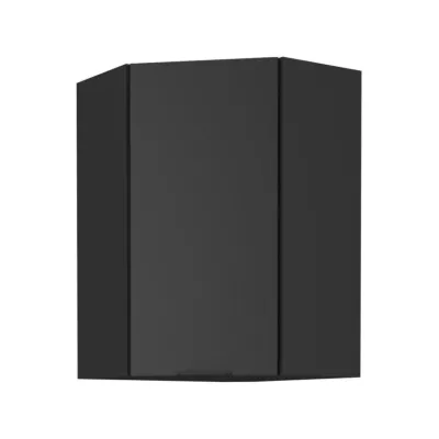 Eckhochschrank SAJU 1 - 60x60 cm, schwarz