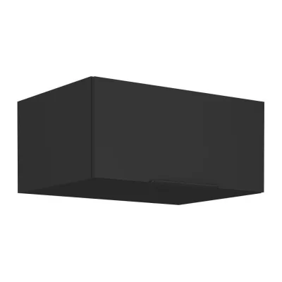 Tiefer Dunstabzugshaubenschrank SAJU - Breite 80 cm, schwarz
