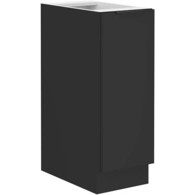 Auszugschrank SAJU - Breite 30 cm, schwarz