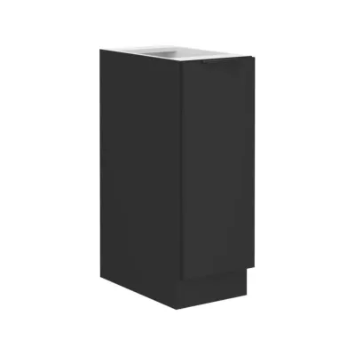 Auszugschrank SAJU - Breite 30 cm, schwarz