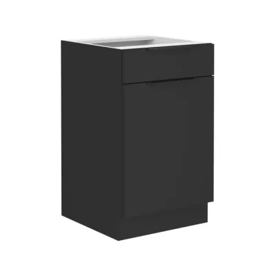 Unterschrank mit Schublade SAJU - Breite 50 cm, schwarz