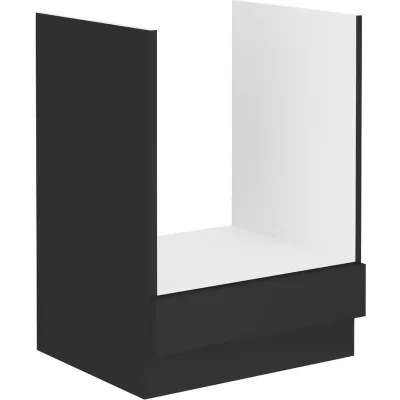 SAJU Herdschrank – 60 cm, schwarz