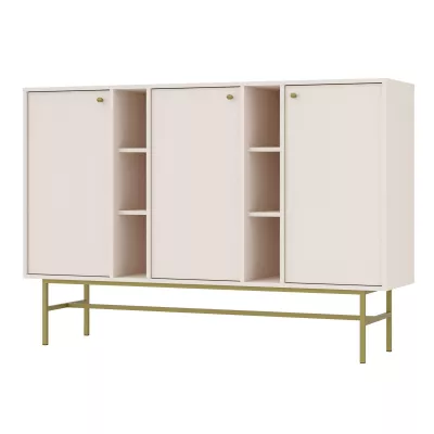 Breite Kommode IROS 3 - beige/gold