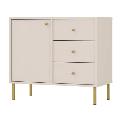 Kommode IROS 2 - beige / gold