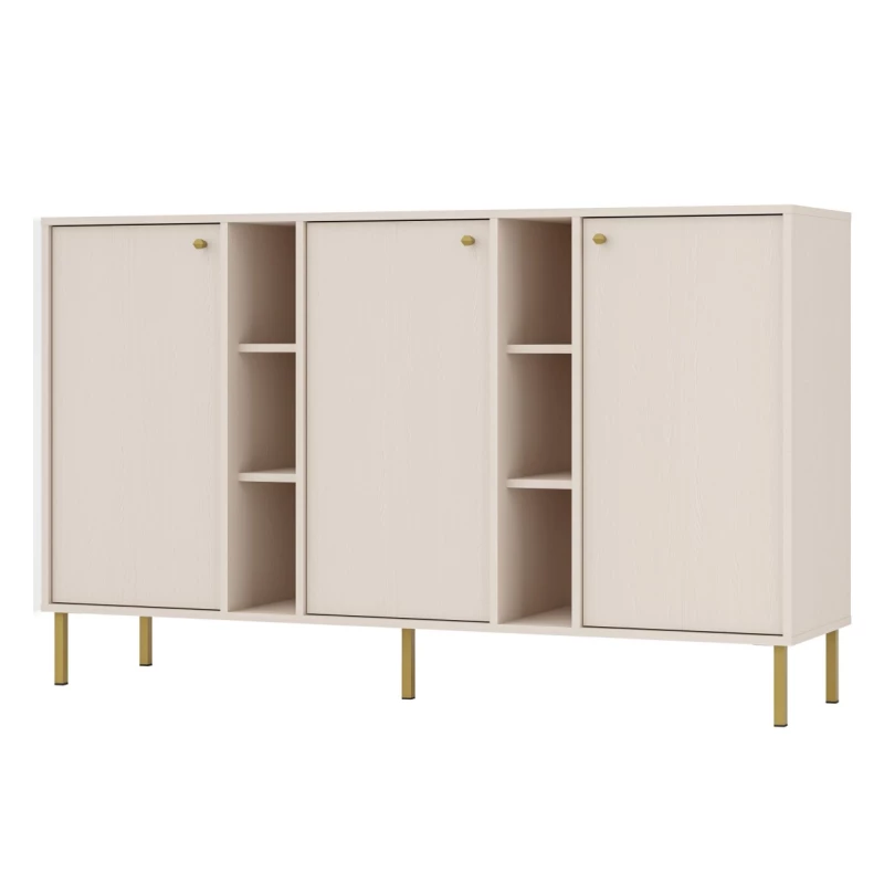 Breite Kommode IROS 2 - beige/gold