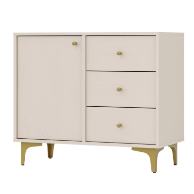 Kommode IROS 1 - beige / gold