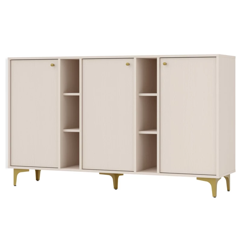 Breite Kommode IROS 1 - beige/gold