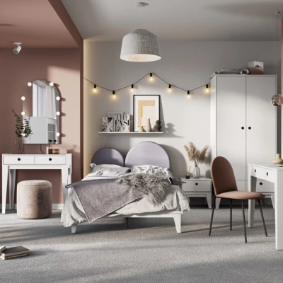 Wandspiegel mit LED-Beleuchtung ITASCA - weiß