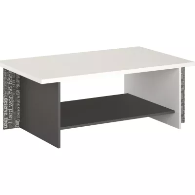 Couchtisch PAMPA - weiß / graphit