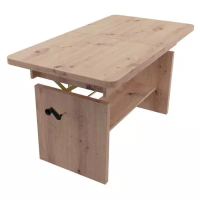 Ausziehbarer Couchtisch VELYR – Artisan-Eiche