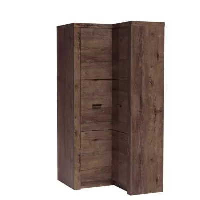 Eckkleiderschrank 106 cm BESS - Dunkelasche