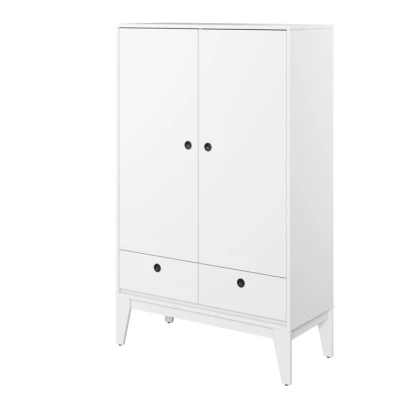 Niedriger Kleiderschrank 92 cm ITASCA - weiß