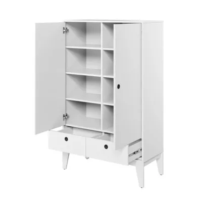 Niedriger Kleiderschrank 92 cm ITASCA - weiß