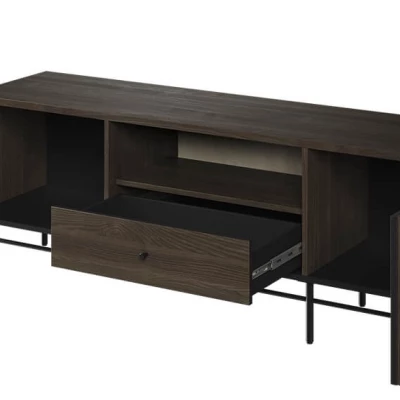 TV-Ständer MEXIA - Portlandesche / Schwarz
