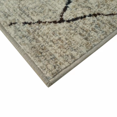 Skandinavischer Stückteppich 200x290 cm OZAN - beige / grau