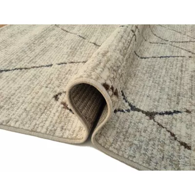 Skandinavischer Stückteppich 200x290 cm OZAN - beige / grau