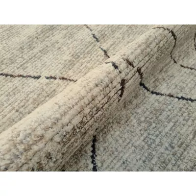 Skandinavischer Stückteppich 200x290 cm OZAN - beige / grau