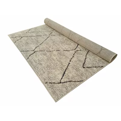 Skandinavischer Stückteppich 200x290 cm OZAN - beige / grau