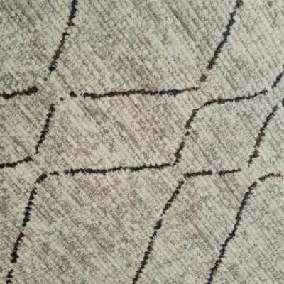 Skandinavischer Stückteppich 80x150 cm OZAN - beige / grau