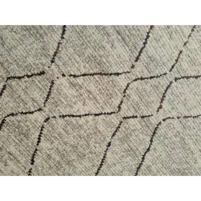 Skandinavischer Stückteppich 80x150 cm OZAN - beige / grau