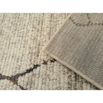 Skandinavischer Stückteppich 60x100 cm OZAN - beige / grau