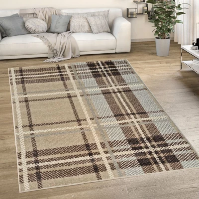 Stück Teppich 200x290 cm OZAN rechteckig - beige/grau