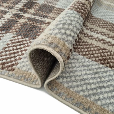 Stück Teppich 200x290 cm OZAN rechteckig - beige/grau