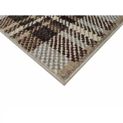 Stück Teppich 80x150 cm OZAN rechteckig - beige/grau
