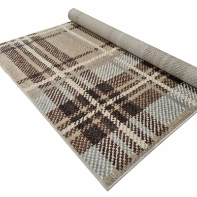 Stück Teppich 80x150 cm OZAN rechteckig - beige/grau