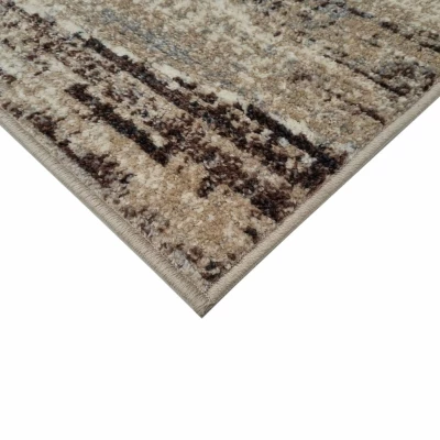 Moderner Stück Teppich 120x170 cm OZAN - beige / grau