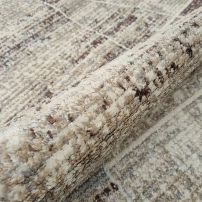 Moderner Stück Teppich 120x170 cm OZAN - beige / grau