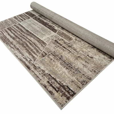 Moderner Stück Teppich 120x170 cm OZAN - beige / grau