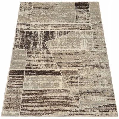 Moderner Stück Teppich 120x170 cm OZAN - beige / grau