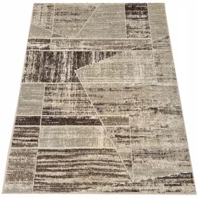 Moderner Stück Teppich 120x170 cm OZAN - beige / grau