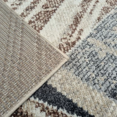 Vintage Stück Teppich 80x150 cm OZAN - beige / grau