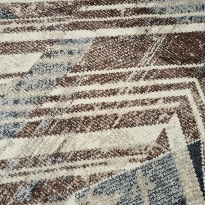 Vintage Stück Teppich 80x150 cm OZAN - beige / grau