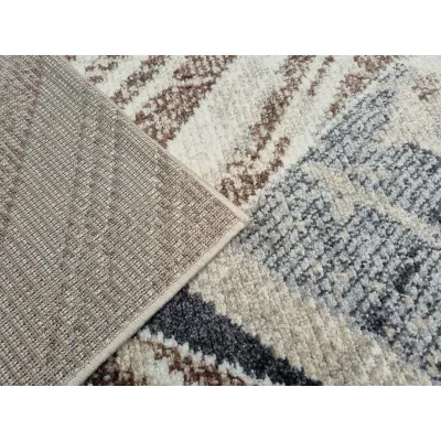 Vintage Stück Teppich 60x100 cm OZAN - beige / grau